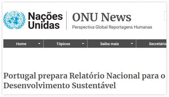Portugal prepara Relatório Nacional para o Desenvolvimento Sustentável